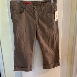 AG Adriano Goldschmied Brown Capris